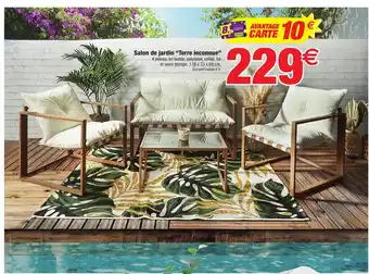 Bazarland Salon de jardin "Terre inconnue" offre