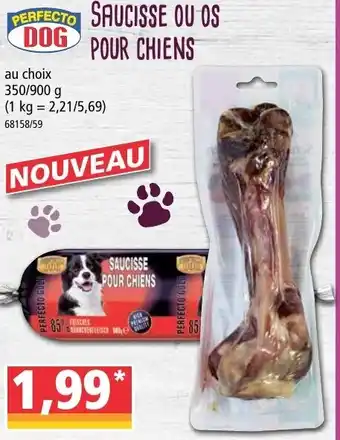 Norma Saucisse ou os pour chiens offre