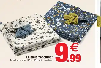 Bazarland Le plaid "Apolline" offre