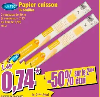 Norma Papier cuisson offre