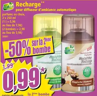 Norma Recharge pour diffuseur d'ambiance automatique offre