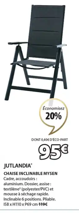 CHAISE INCLINABLE MYSEN