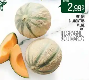Match MELON CHARENTAIS JAUNE offre