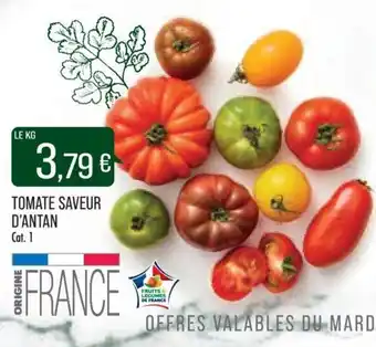 Match TOMATE SAVEUR D'ANTAN Cat. 1 offre