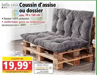 Norma Coussin d'assise ou dossier offre