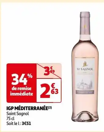 Auchan Igp méditerranée offre