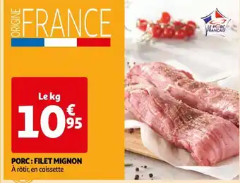 PORC: FILET MIGNON Ă rĂŽtir, en caissette