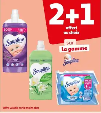 Auchan sur la gamme Soupline offre