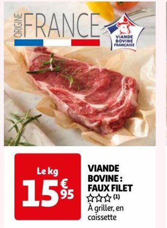 Auchan VIANDE BOVINE: FAUX FILET offre