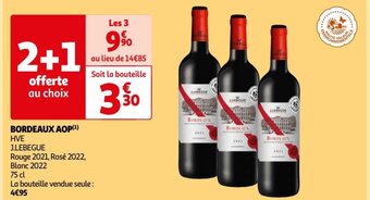 Auchan BORDEAUX AOP(¹) offre