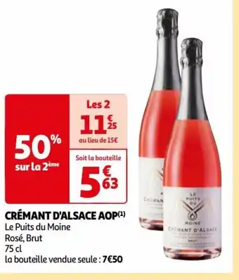 CRÉMANT D'ALSACE AOP (¹)
