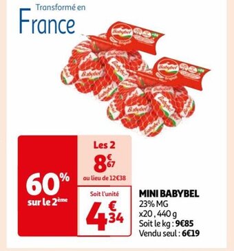 MINI BABYBEL 23% MG