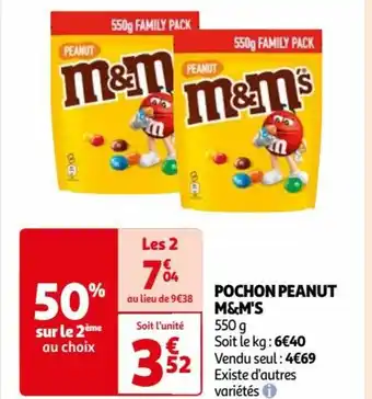 Auchan POCHON PEANUT M&M'S offre