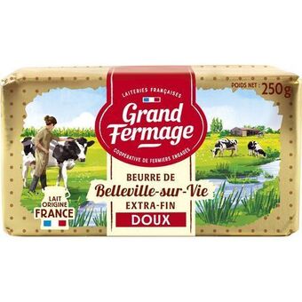Auchan Supermarché Beurre doux grand fermage offre