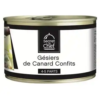 Gésiers de canard confits secret de chef