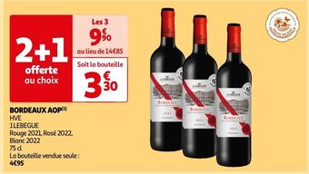 Auchan Bordeaux aop offre