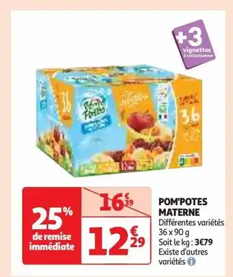 Auchan Supermarché Pom'potes materne offre