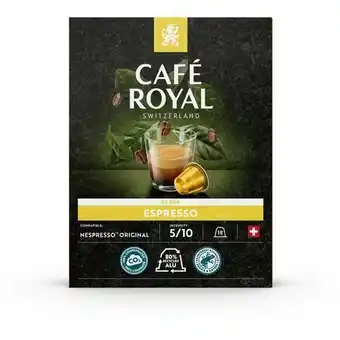 Auchan Supermarché Capsules café espresso café royal offre