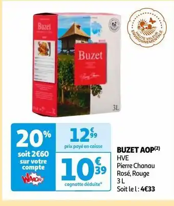 Auchan Buzet aop offre