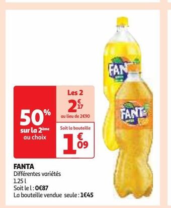 Auchan Supermarché Fanta offre