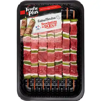 Auchan Supermarché 7 brochettes de bœuf extra-tendre tendre & + offre