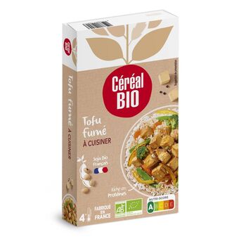 Auchan Tofu fumé bio céréal bio offre