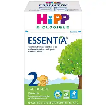 Auchan Lait 2 essentia hipp biologique offre