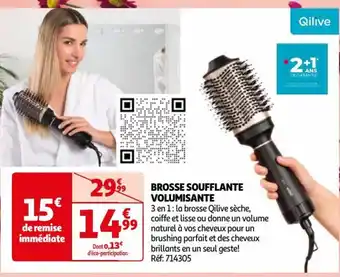 Auchan BROSSE SOUFFLANTE VOLUMISANTE offre