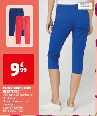 Auchan PANTACOURT FEMME IN EXTENSO offre