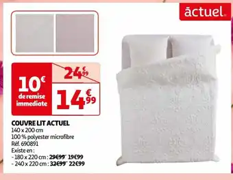 Auchan COUVRE LIT ACTUEL offre