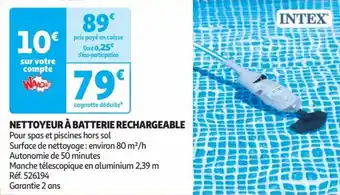 Auchan NETTOYEUR À BATTERIE RECHARGEABLE offre