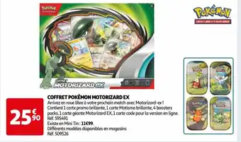 Auchan COFFRET POKÉMON MOTORIZARD EX offre