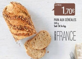 Match PAIN AUX CÉRÉALES offre