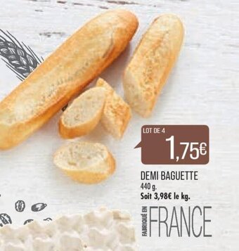 Match DEMI BAGUETTE offre