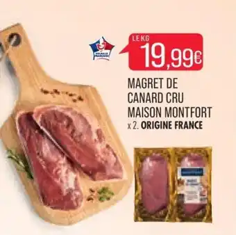 Match MAGRET DE CANARD CRU MAISON MONTFORT offre