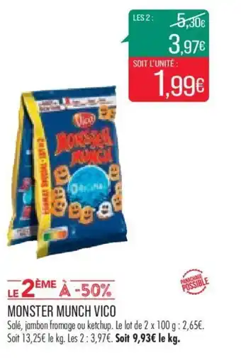 Match MONSTER MUNCH VICO offre