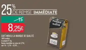 Match CAFÉ MOULU LA MARQUE DE QUALITÉ offre
