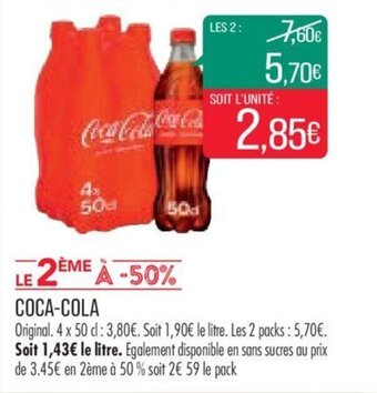 Match COCA-COLA offre