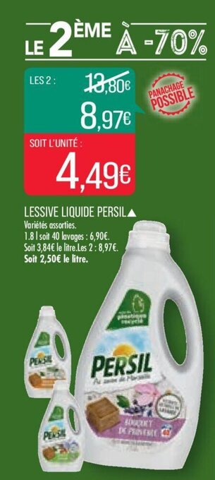 LESSIVE LIQUIDE PERSIL