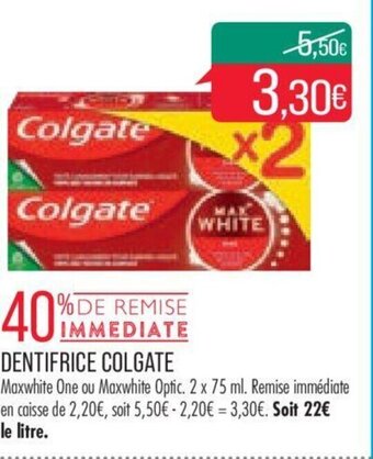 DENTIFRICE COLGATE