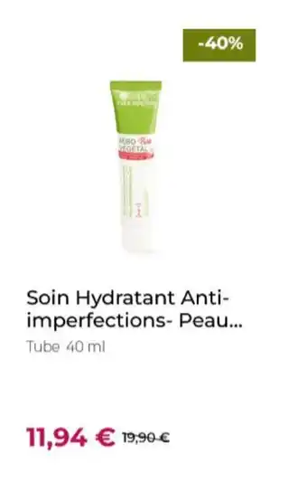 Soin Hydratant Anti-imperfections- Peau... Tube 40 ml