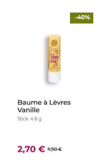 Baume à Lèvres Vanille