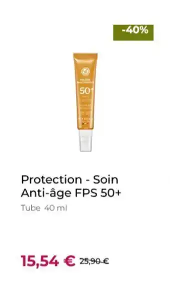 Yves Rocher Protection - Soin Anti-âge FPS 50+ offre
