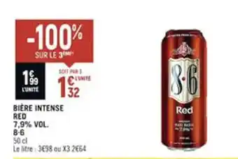Casino Shop BIÈRE INTENSE RED 7,9% VOL. offre