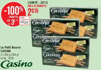 Le Petit Beurre CASINO