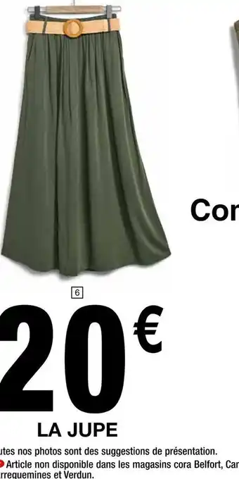 Cora x Carrefour Jupe offre