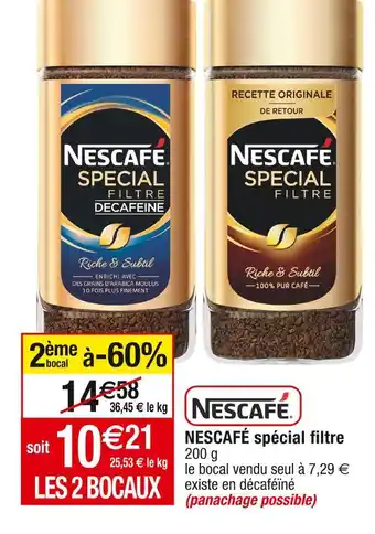 Nescafé nescafé spécial filtre