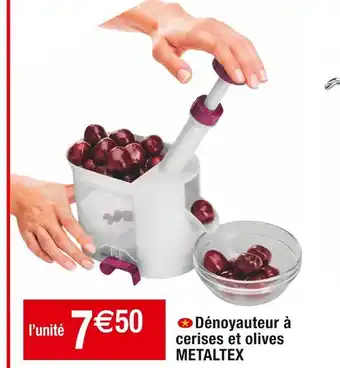 Metaltex dénoyauteur à cerises et olives