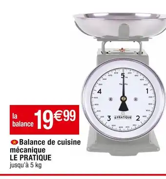 Cora x Carrefour Le pratique balance de cuisine mécanique offre