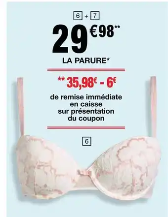 Cora x Carrefour Variance soutien-gorge coques avec armatures offre